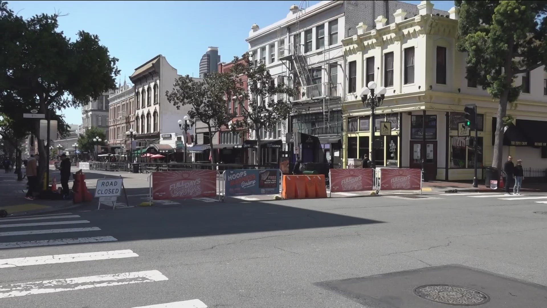 The pedestrian plaza would potentially ban cars and parking on 5th Avenue between Broadway and K Street every day of the week.