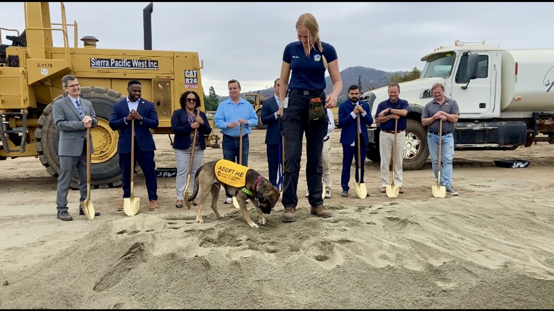 Howard digs to kick off groundbreaking ceremony