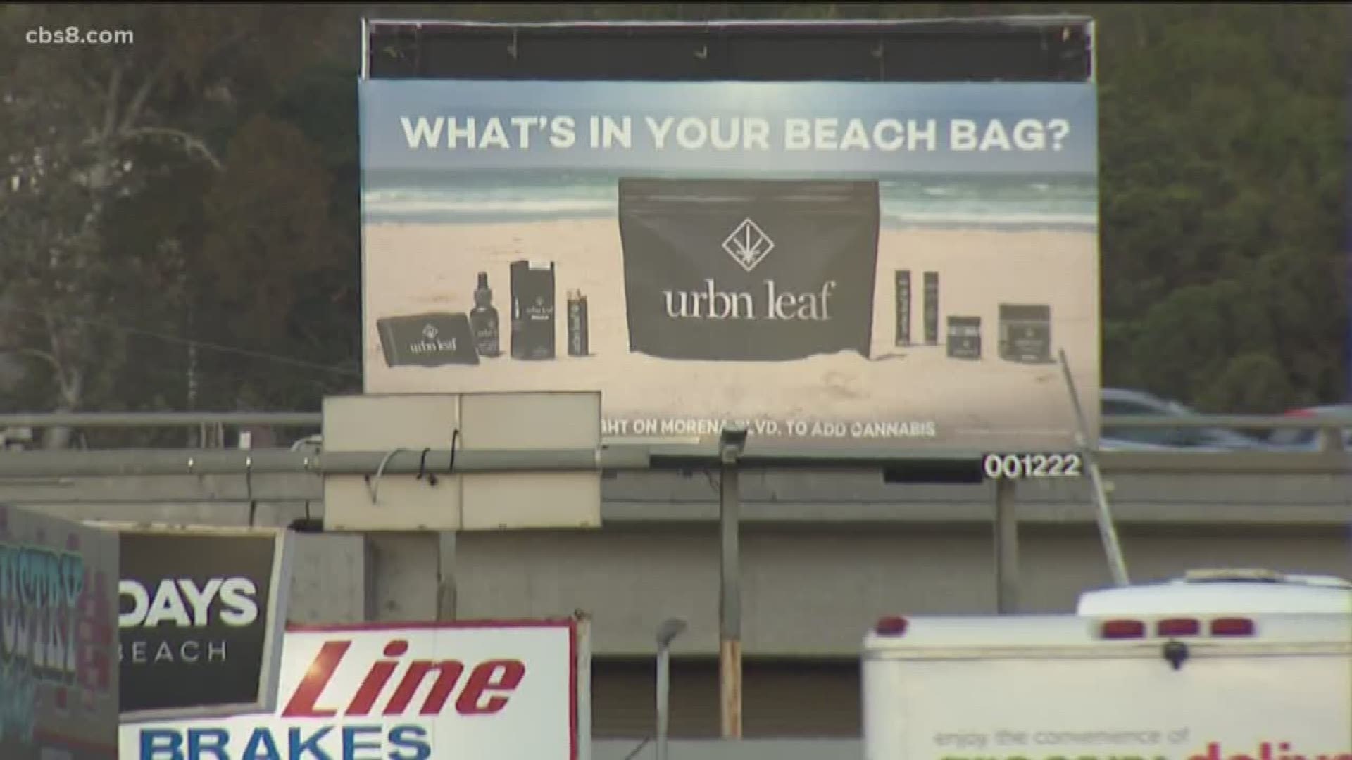 Billboards advertising cannabis are prominent in many areas of San Diego. While some locals see it as a problem, others say they see no cause for concern.