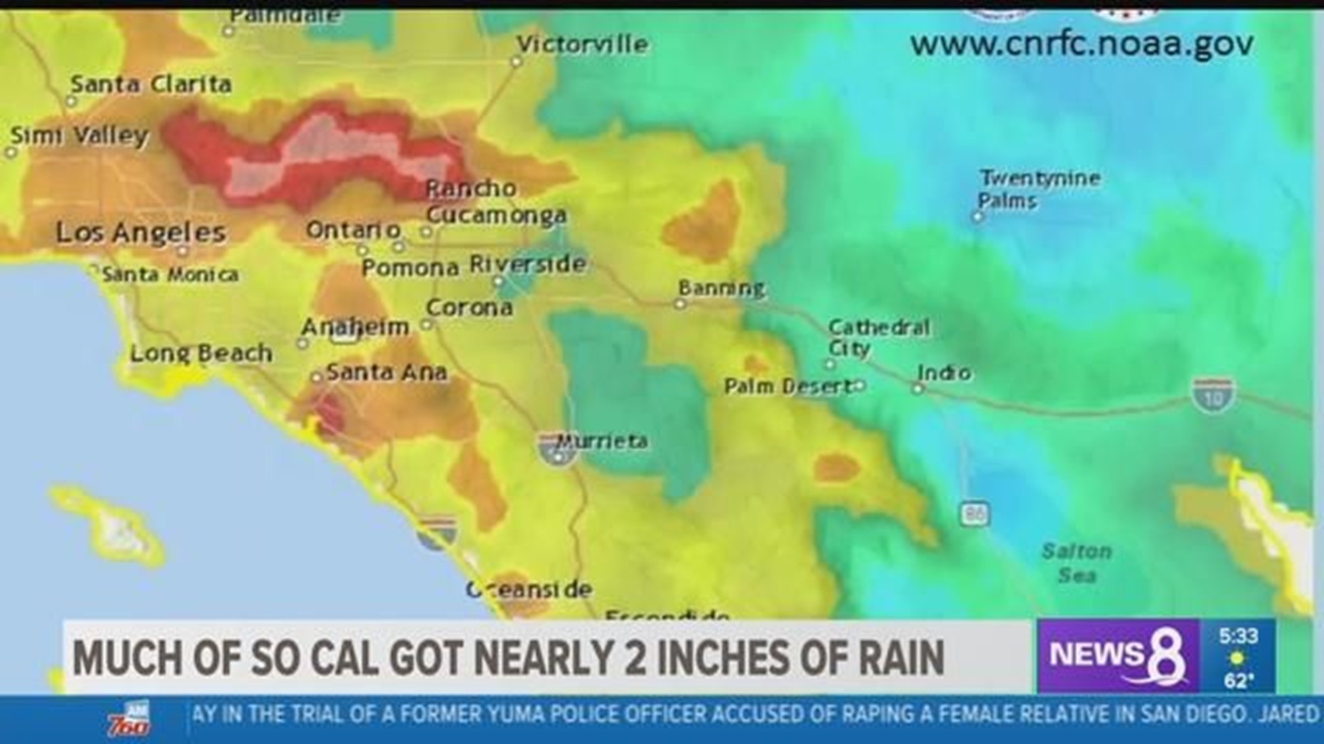 San Diego received more rain in three months than all of last year
