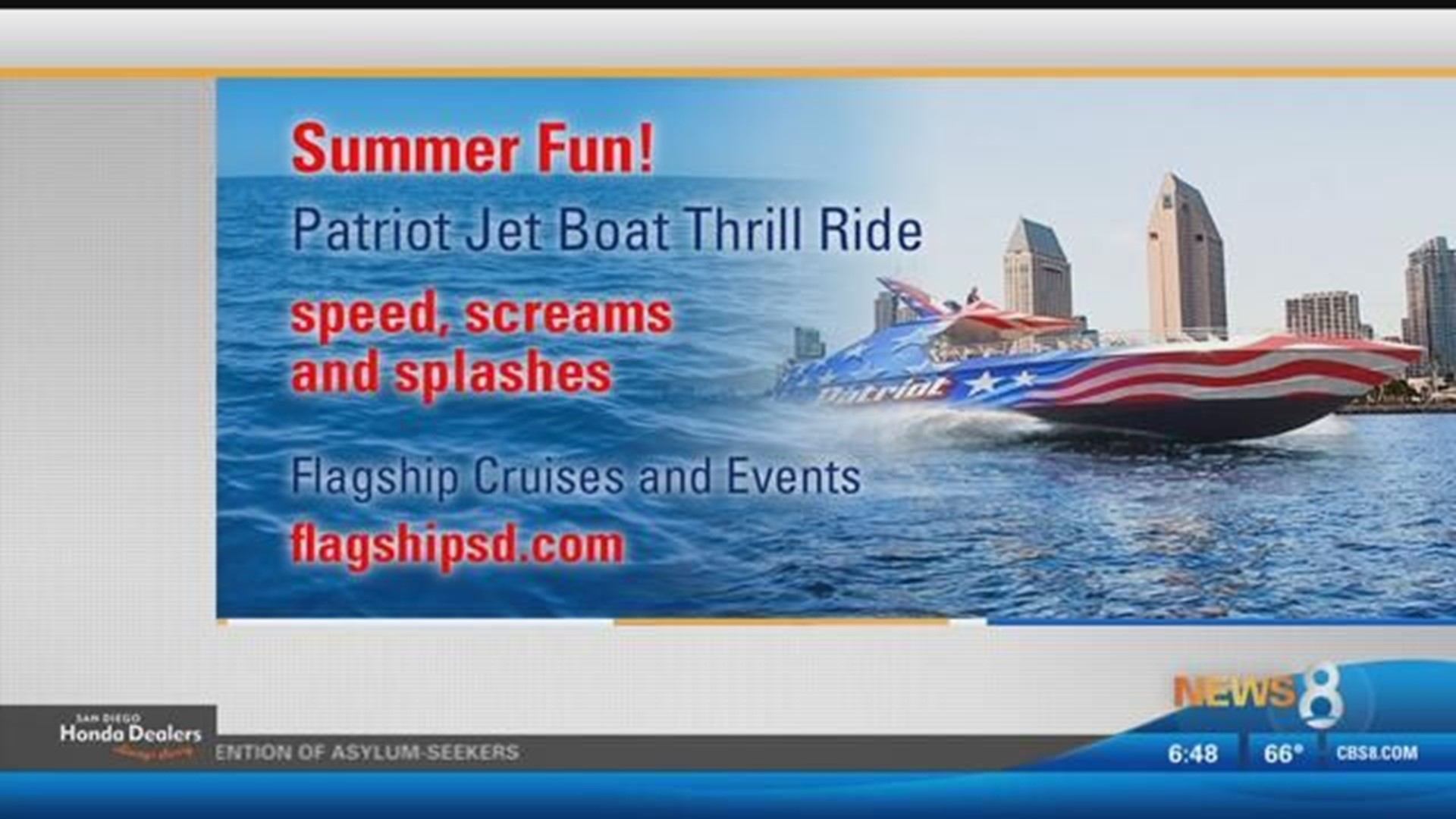 Zip & Zoom on a thrilling ride around the bay on a Patriot Jet