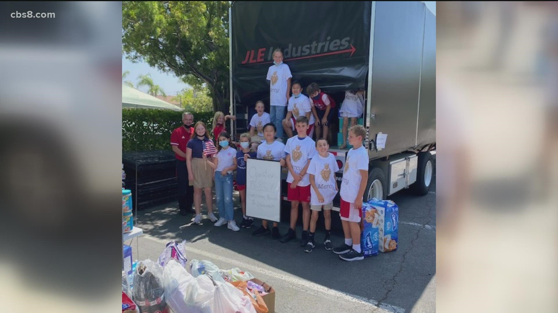 Moved by widespread need in New Orleans following Hurricane Ida, one local mom jumped into action by rounding up two 18-wheeler trucks filled with loads of supplies.