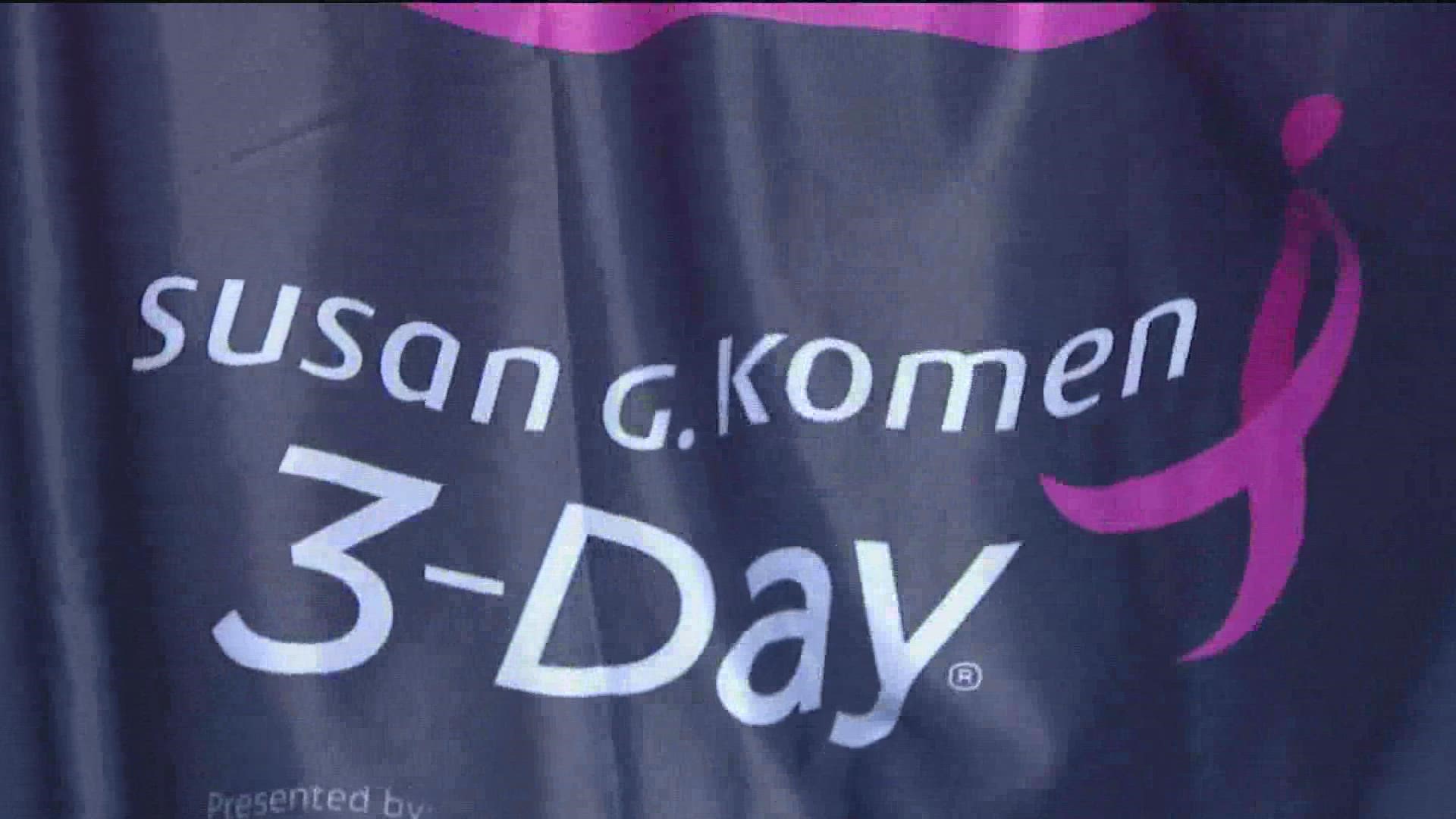 Susan G. Komen 3Day early morning start in San Diego