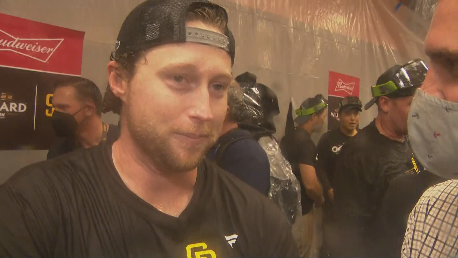Jake Cronenworth talks about the importance of the Padres win and what is  like celebrating