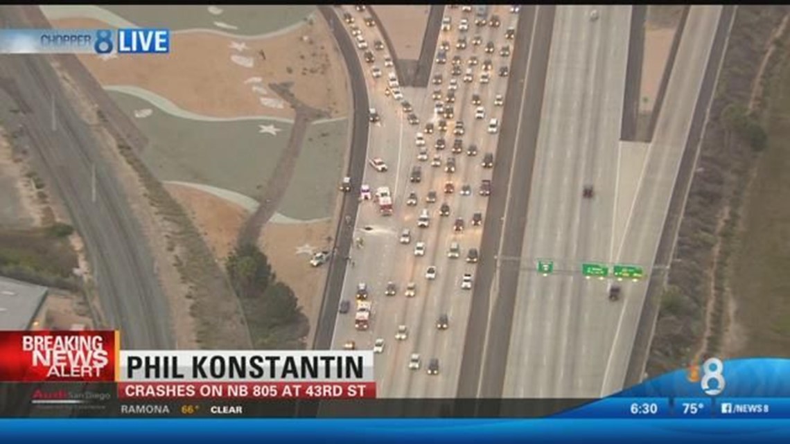 Motorcycle crash in Chula Vista causes traffic snarl | cbs8.com