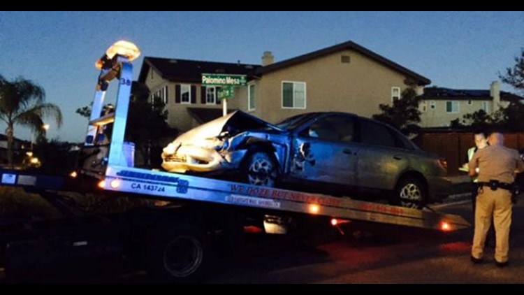 Driver hits parked car, slams into house | cbs8.com