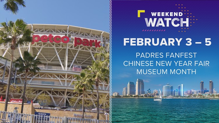 Weekend Watch February 3 - 5 | Things to do in San Diego