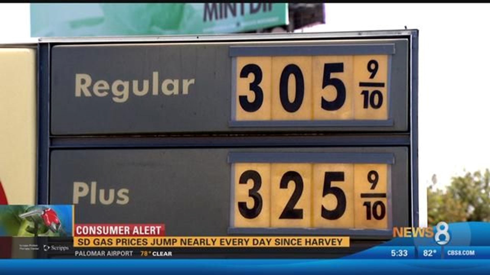 San Diego gas prices jump nearly every day since Harvey