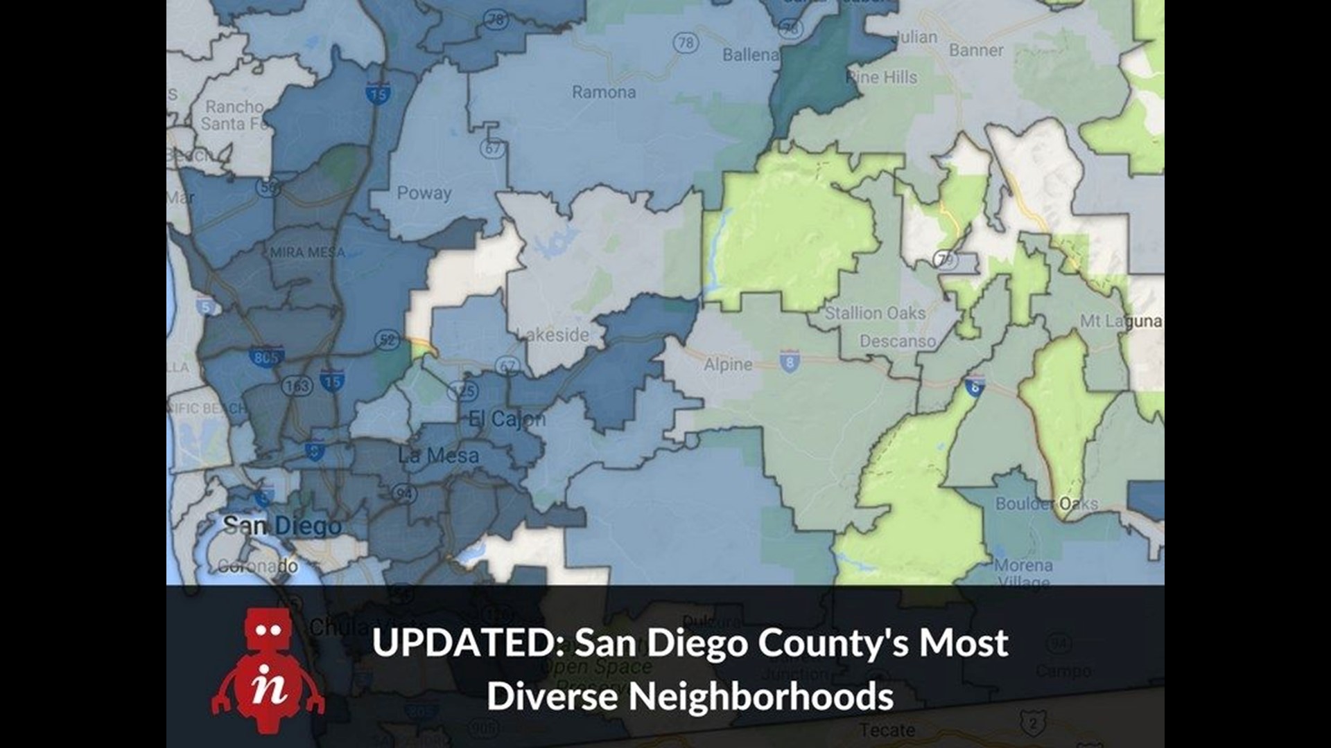 By the numbers San Diego County’s most diverse neighborhoods