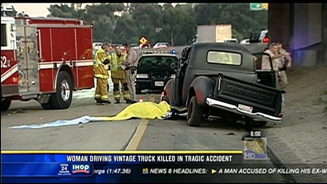 Woman driving vintage truck killed in tragic accident | cbs8.com
