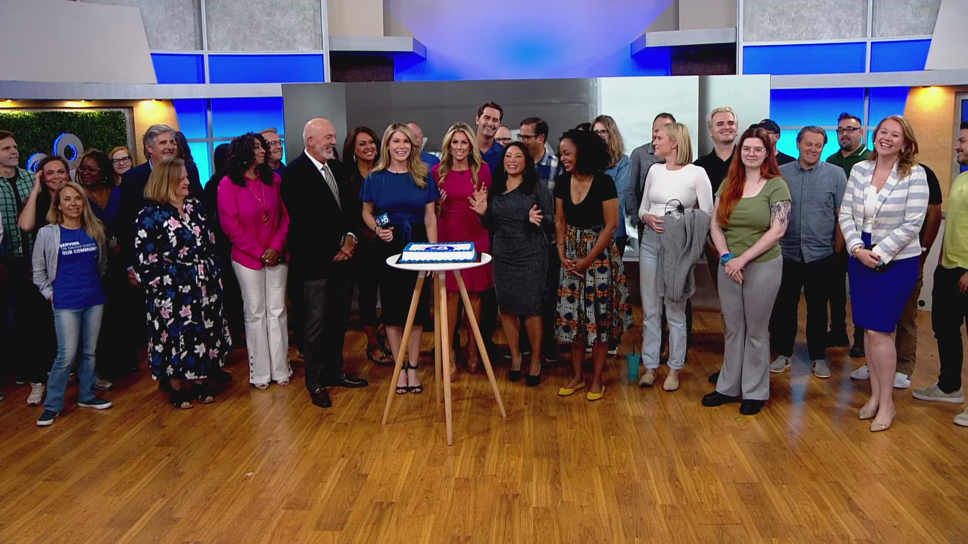 The team at CBS 8 took a moment to celebrate 75 years serving San Diego.