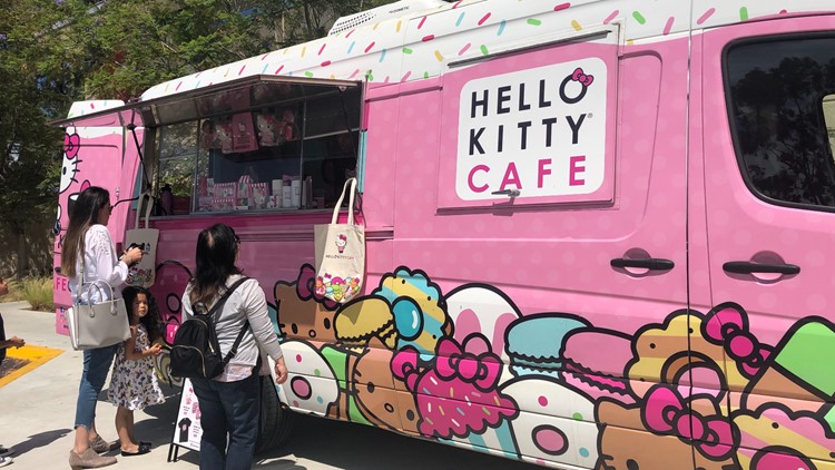 Good morning #Carlsbad! The - Hello Kitty Cafe Truck