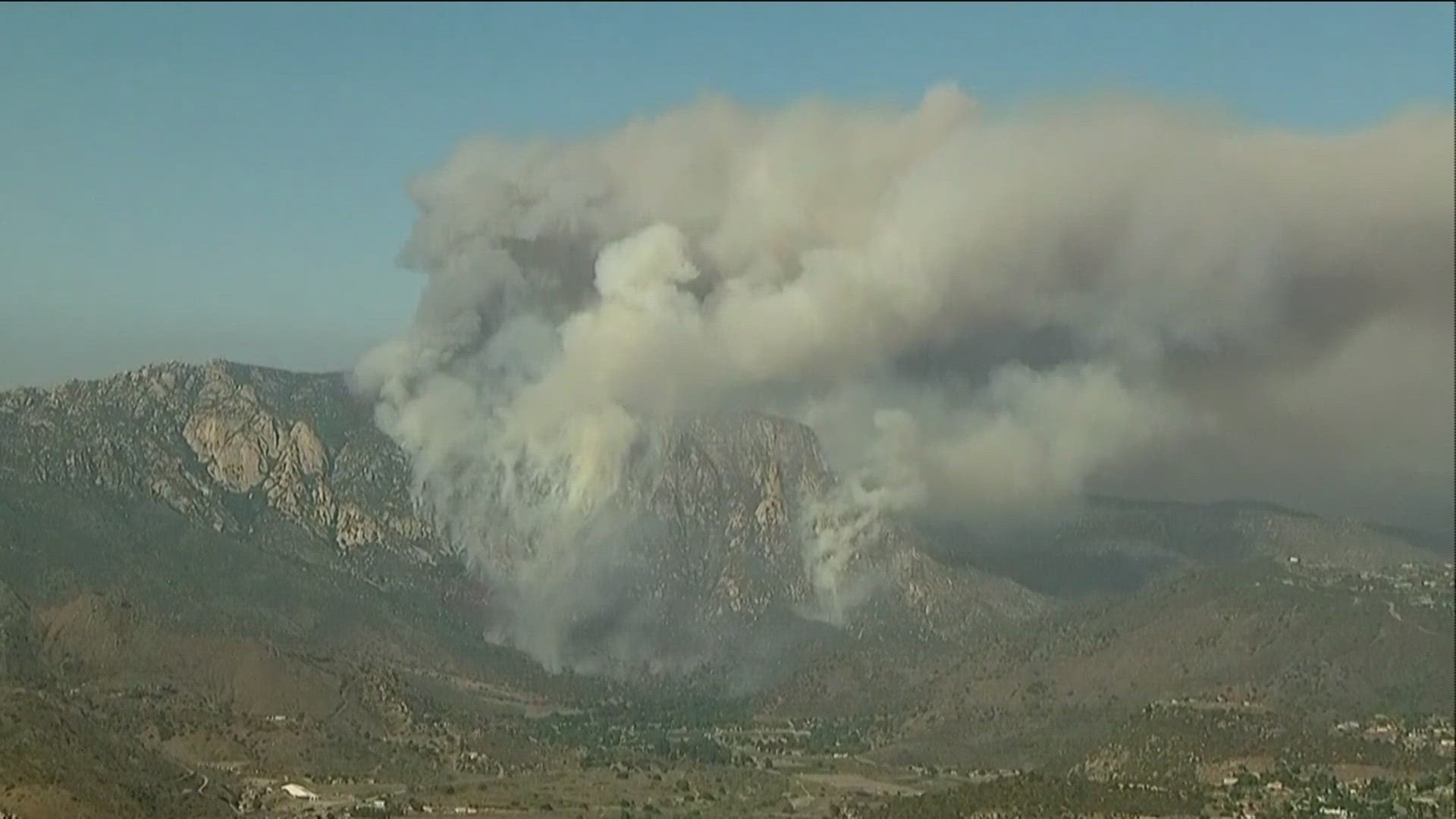 Brush fire in Lakeside in East San Diego County burns 312 acres (5
