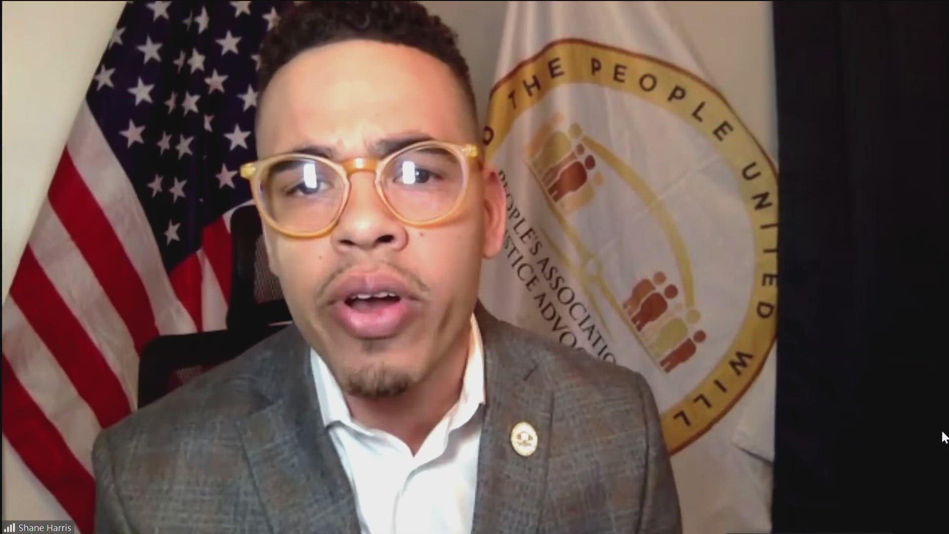 Shane Harris from People's Association of Justice Advocates talked about the need for criminal justice reform in the U.S. and his thoughts on how to do it.