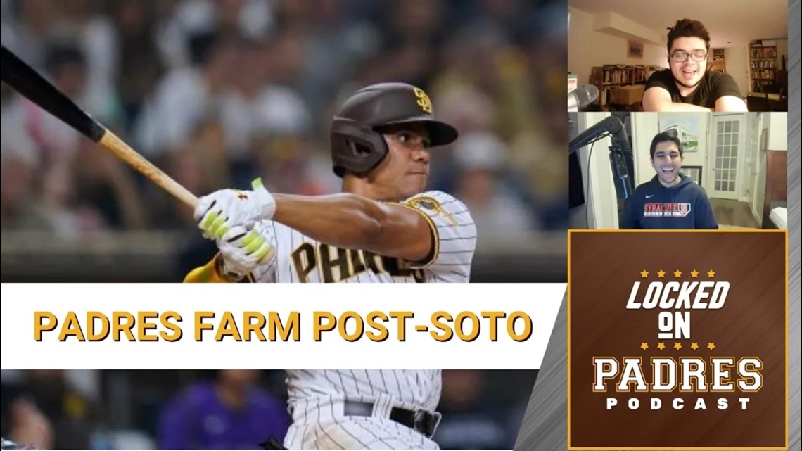 What is the state of the San Diego Padres farm system following the Juan Soto trade