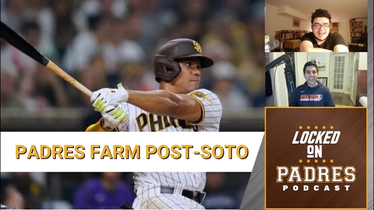 What is the state of the San Diego Padres farm system following the Juan Soto trade