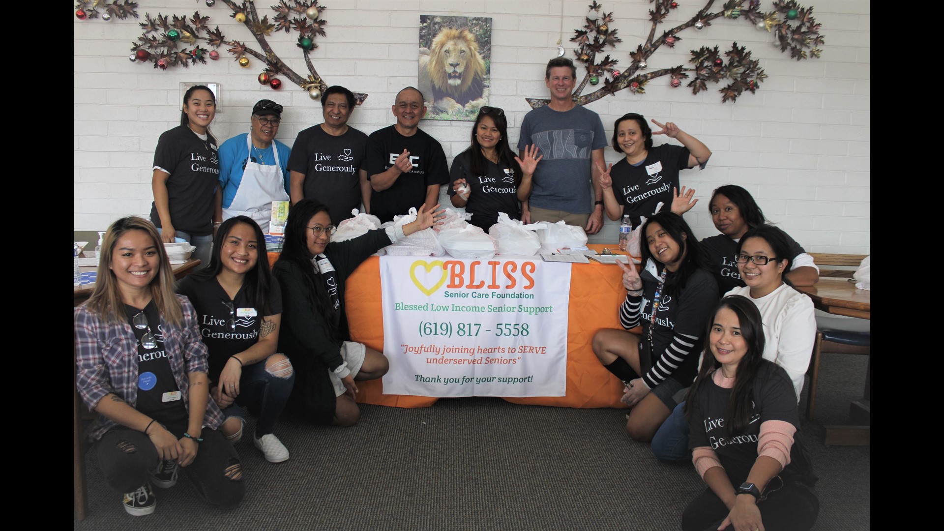 The non-profit organization 'BLISS' provides free home care to seniors on a fixed income.