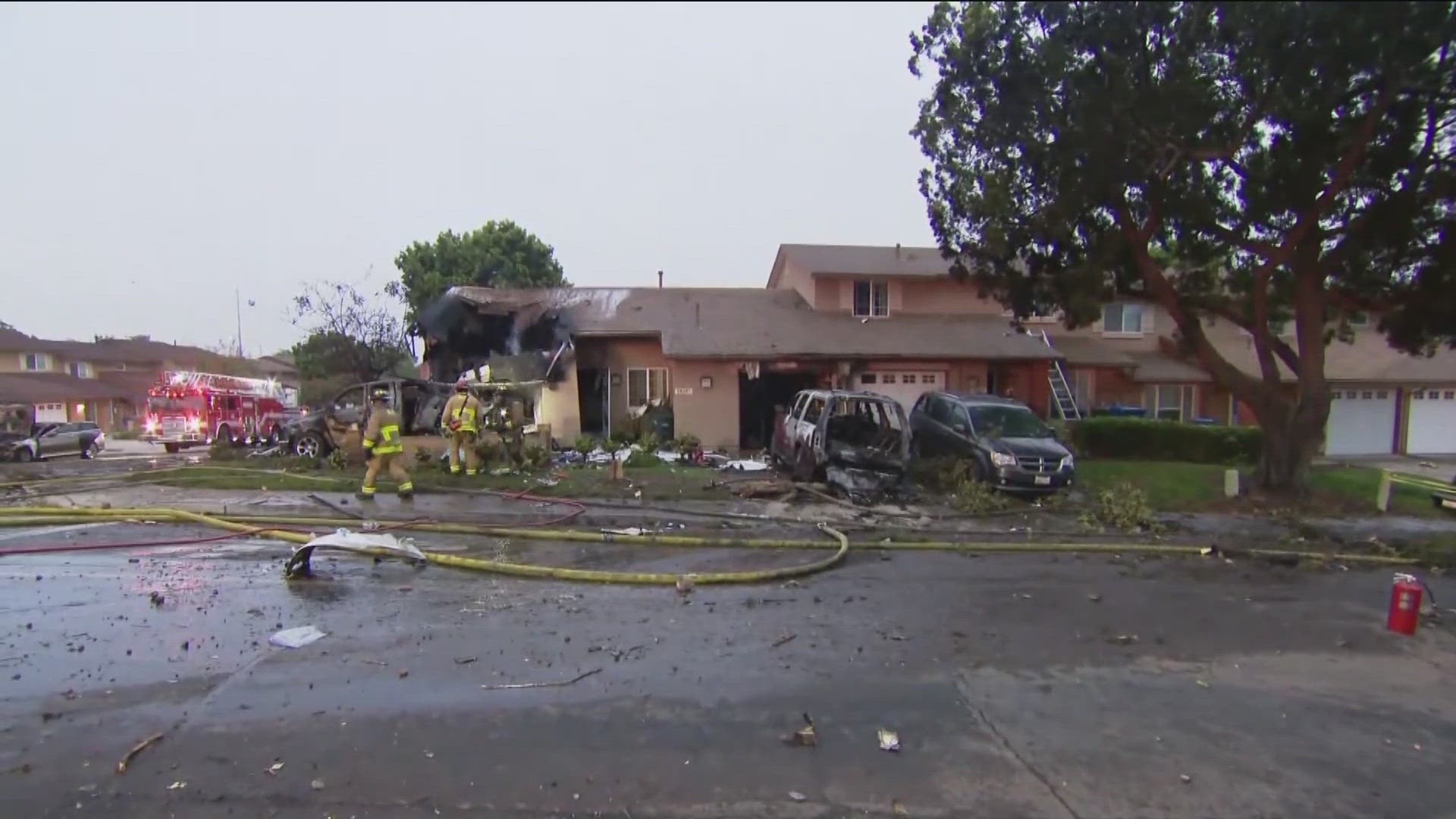 The McCarty family is starting to recover after a small plane crashed near their home, destroying nearly all of their belongings and turning their lives upside down.