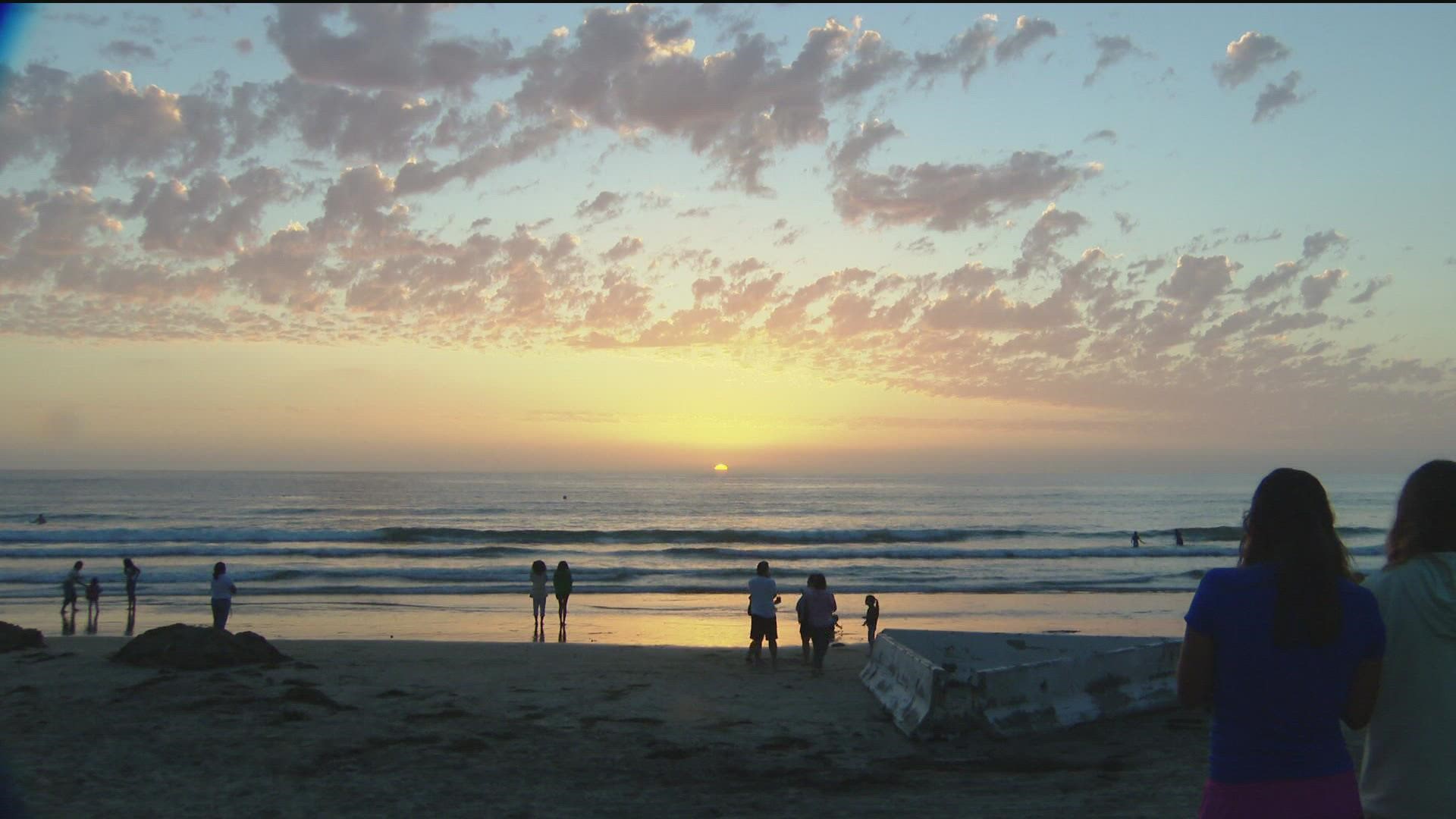 Fifteen local beaches make honor roll for perfect water quality. Tijuana Slough ranked among the dirtiest.