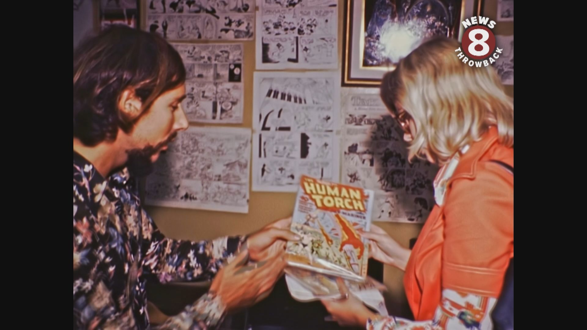 August 2, 1974 Kathleen Parker report for TV 8 Action News at the El Cortez in downtown San Diego. The fourth annual convention of comic book enthusiasts. 