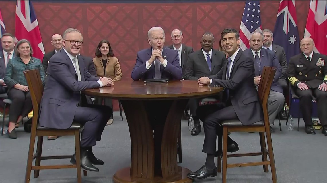 President Biden, U.K., Australia PMs in San Diego | What's AUKUS?