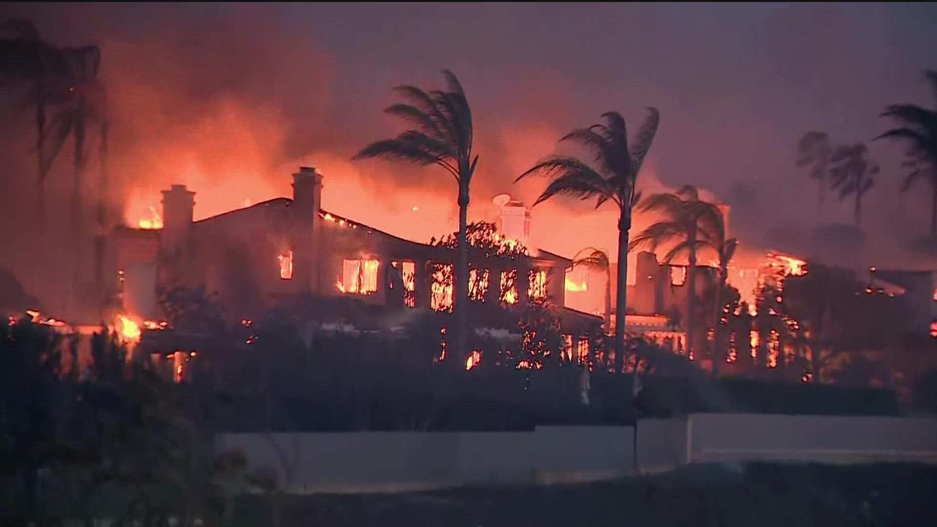 San Diego-area firefighters from various agencies, including Chula Vista, San Diego, National City, Poway and Heartland Fire were sent to help battle the flames.