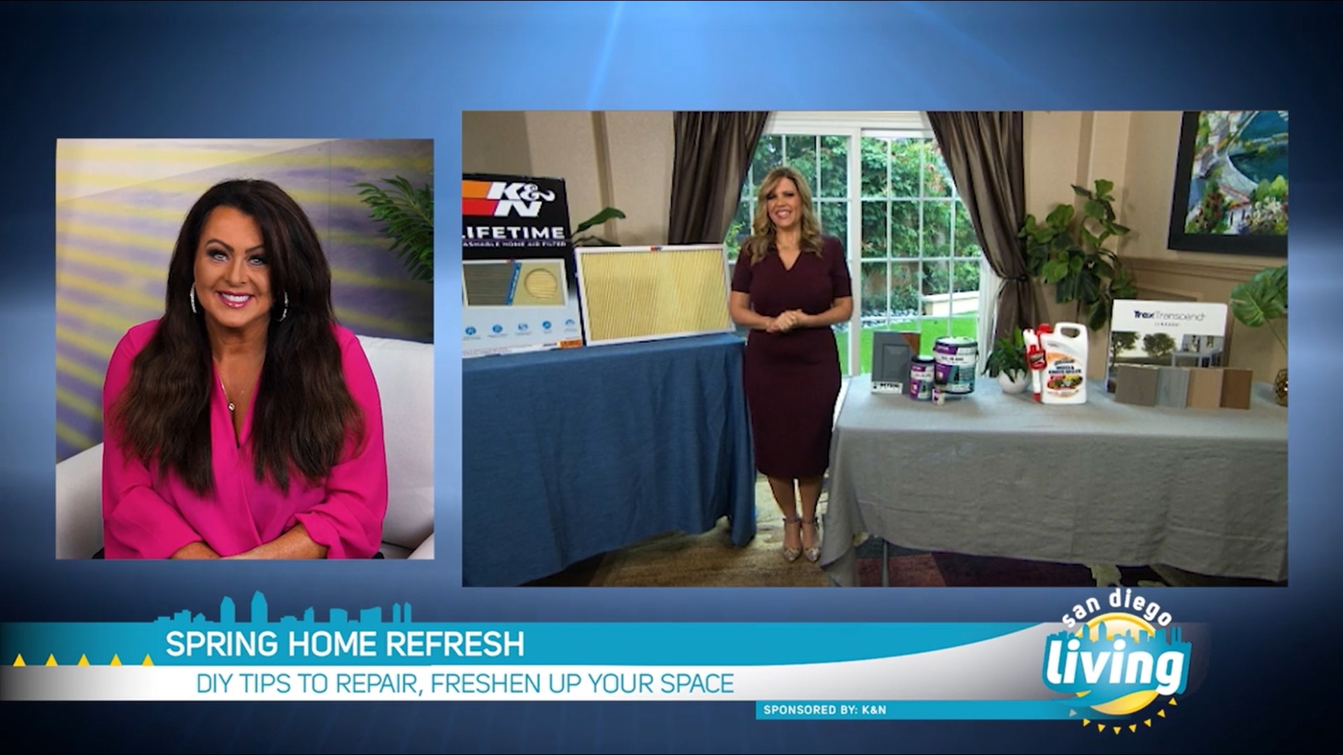 Tips to Clean, Refresh & Enhance Your Home | Sponsored by K&N, Beyond Paint, Spectracide & Trex
