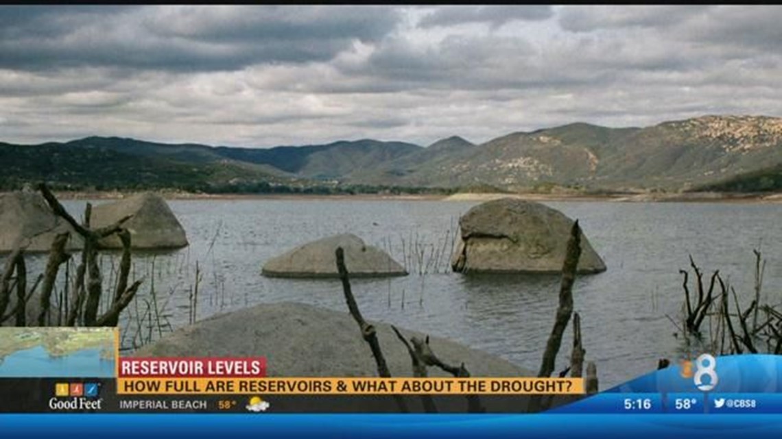 How full are San Diego reservoirs and what about the drought?