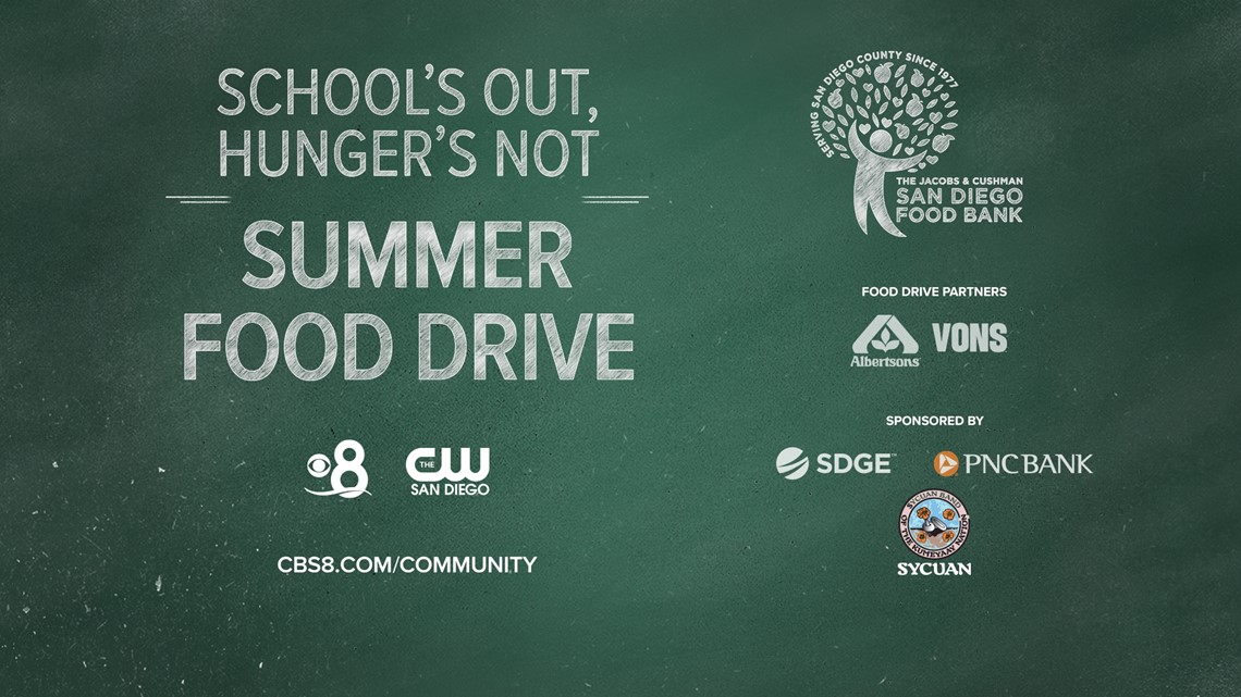 School's Out, Hunger's Not | San Diego Summer Food Drive | cbs8.com