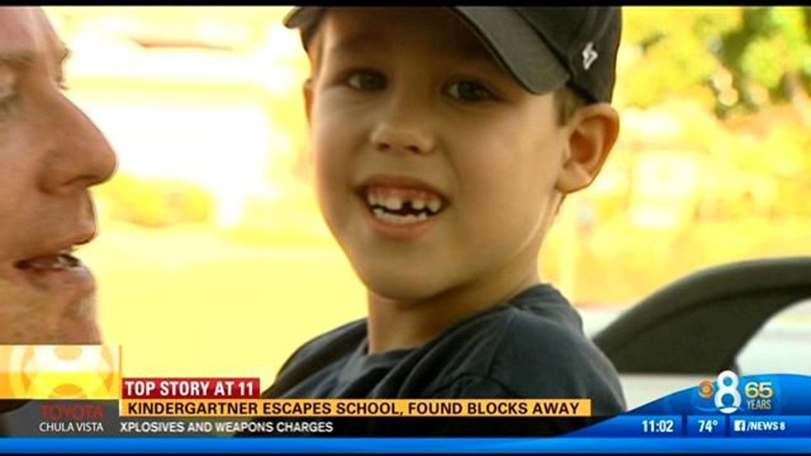 Kindergartner escapes school, found blocks away | cbs8.com