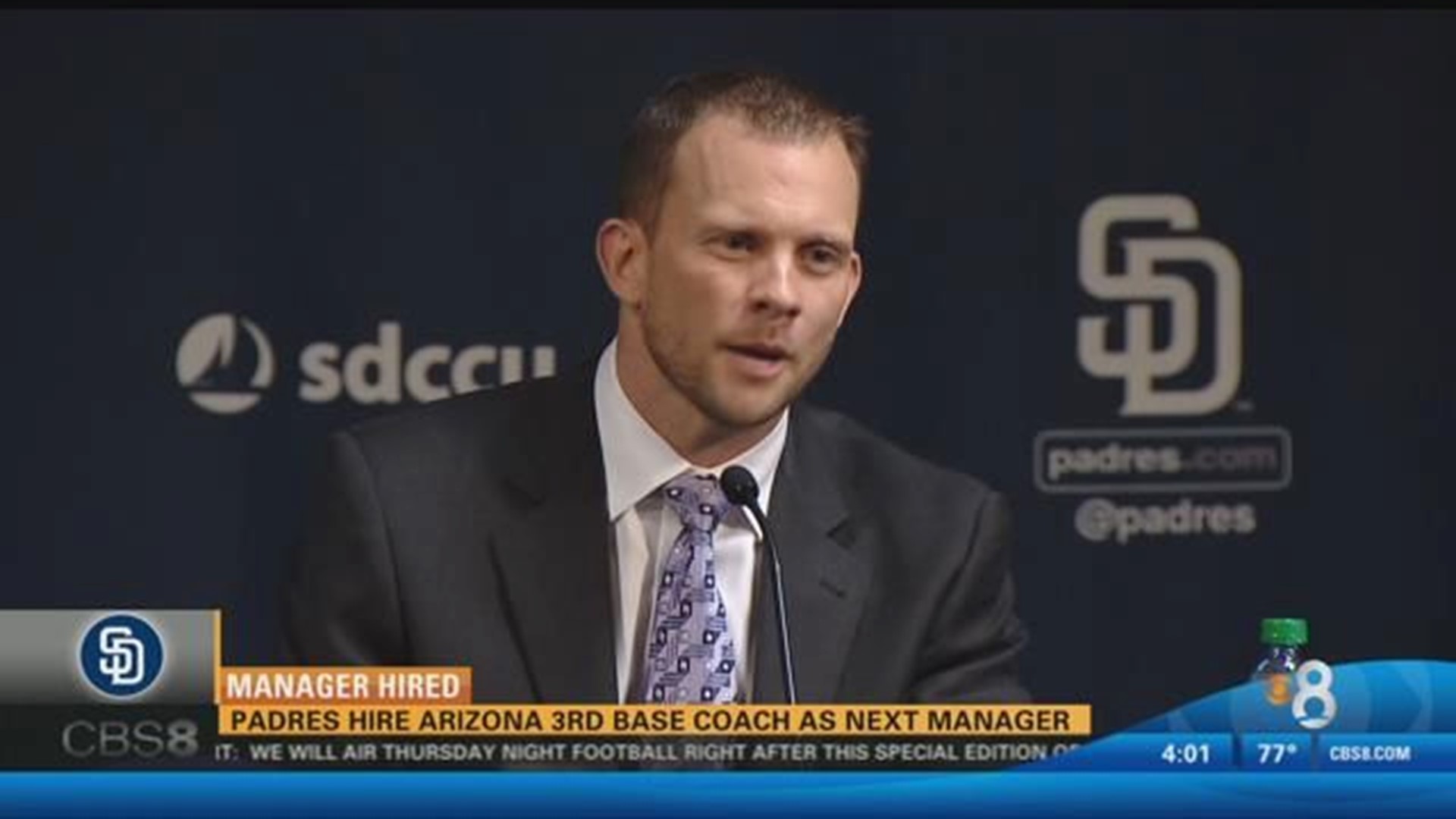 San Diego Padres on X: Manager Andy Green and James Shields are