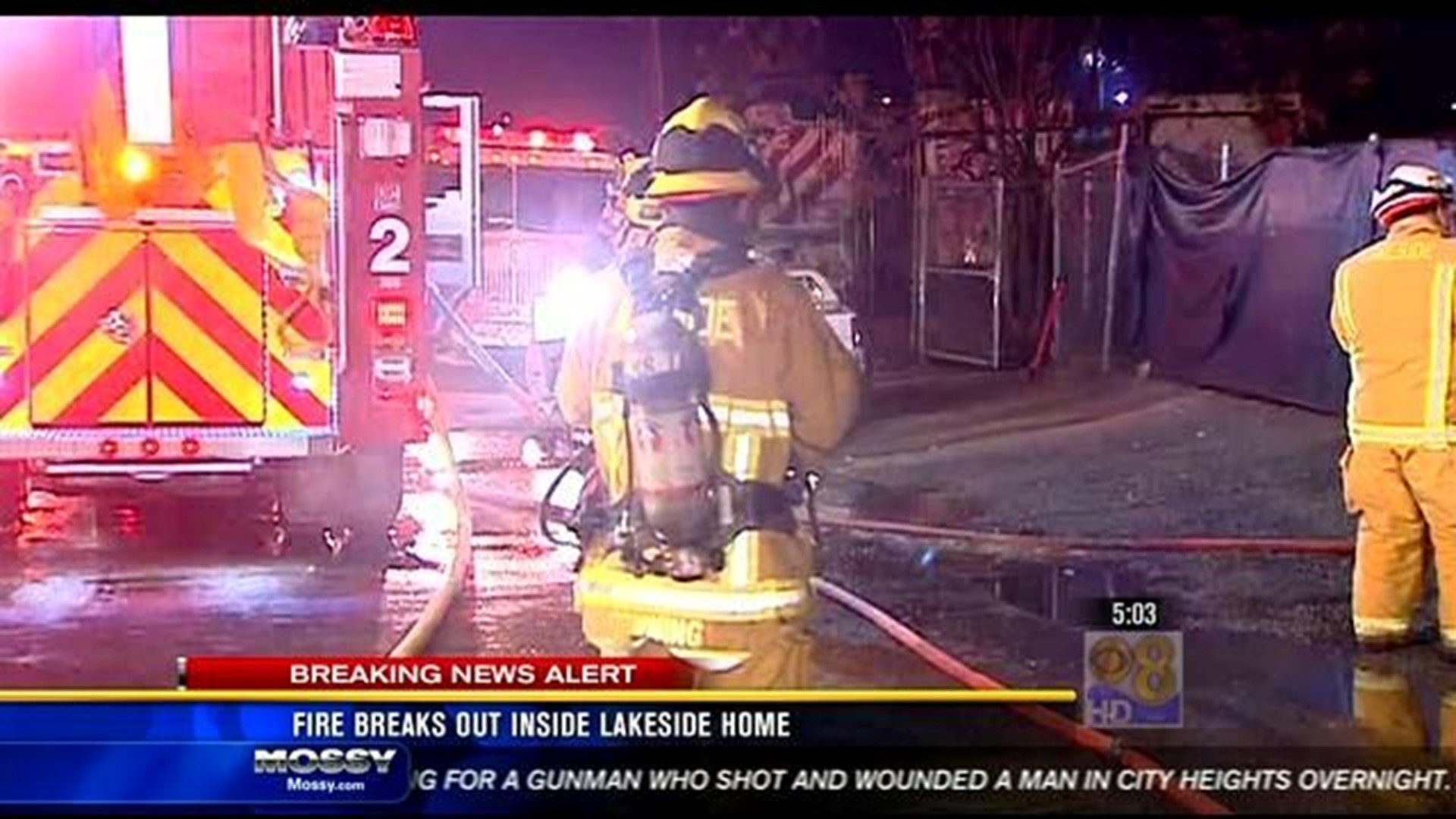 Brave little girl saves her Lakeside family from fire | cbs8.com