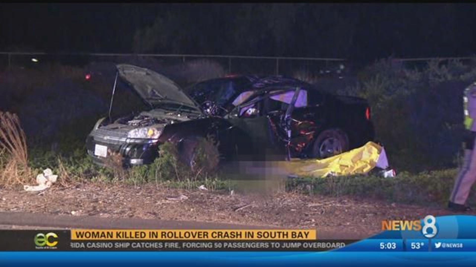 Woman Killed In Rollover Crash In South Bay Identified 3950