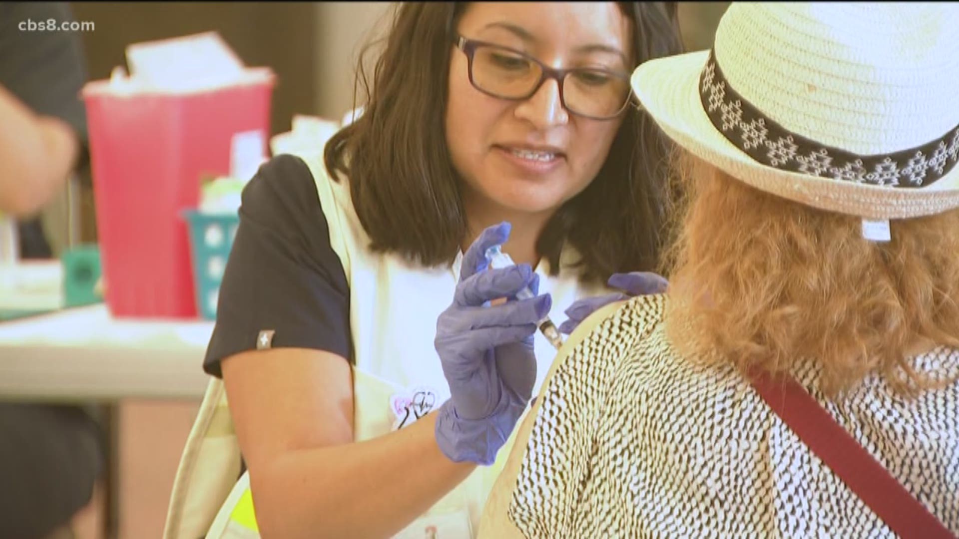 an Diego County officials on Tuesday teamed up with National City for a free vaccination clinic as it reminds residents to get their flu shot.
