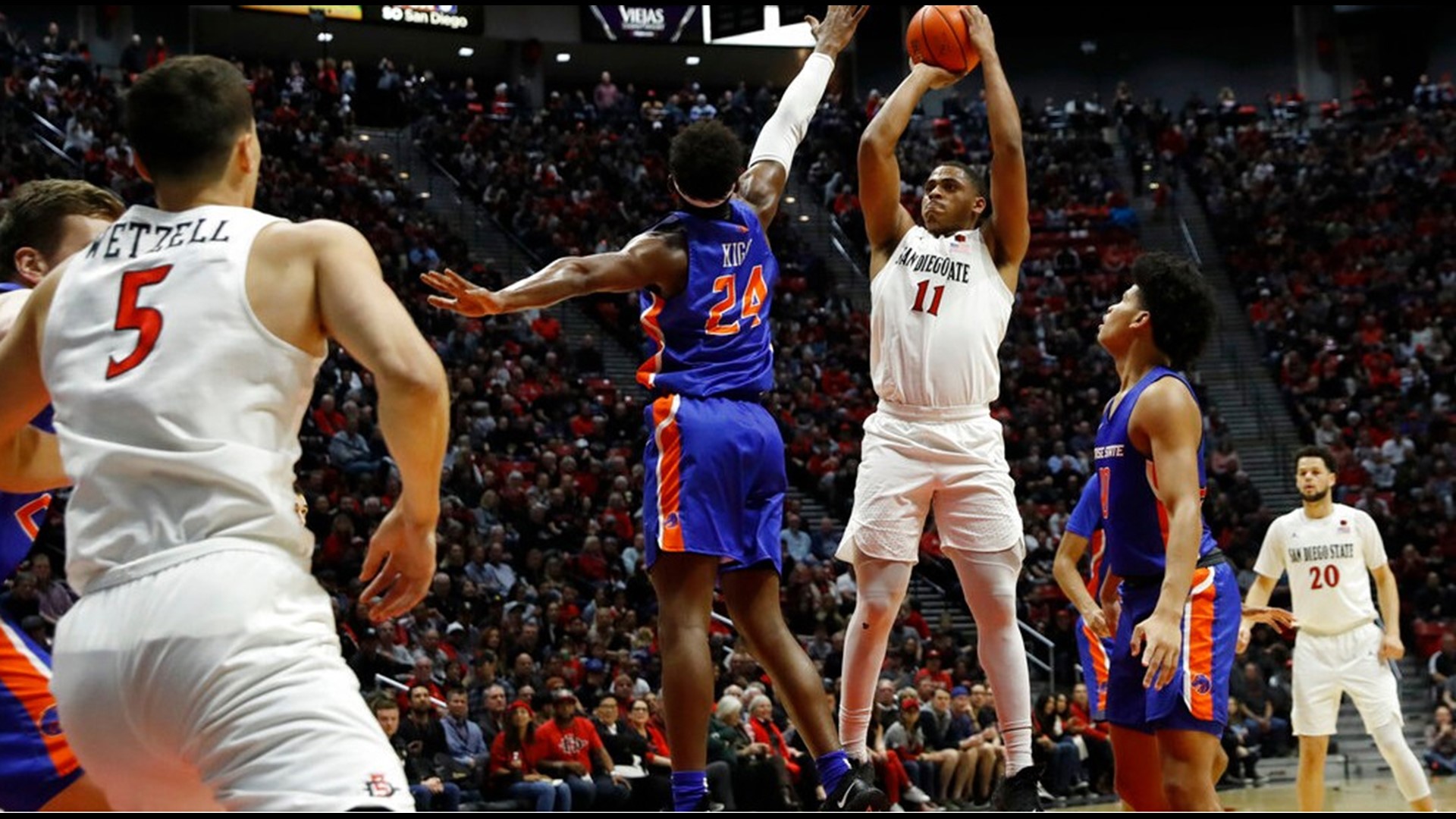 The SDSU men's basketball program is picked to finish second in 2021/2022 in the Mountain West Conference after posting a 23-5 record last season.