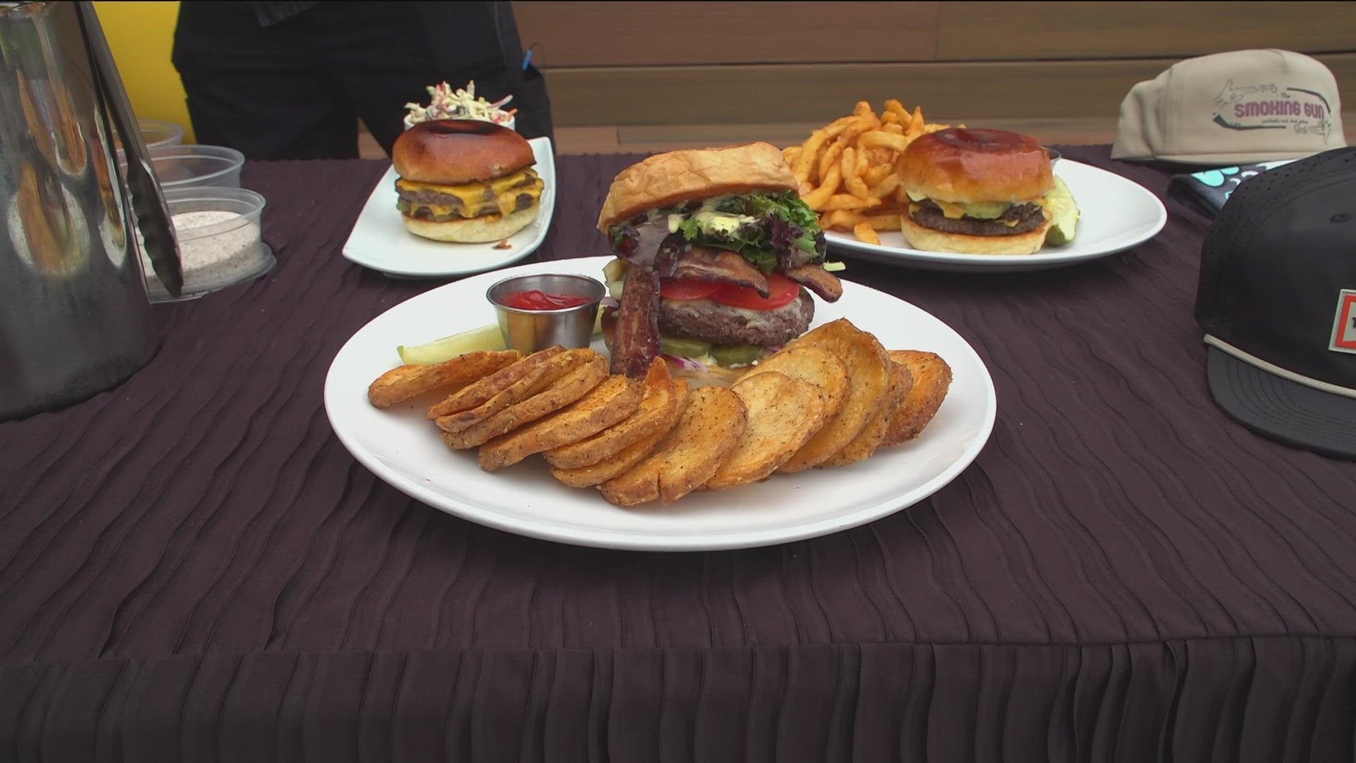 Today is National Burger Day and to celebrate, we spoke to three local restaurants, the Smoking Gun, the Original 40 Brewing Co., and Miss B's Coconut Club.