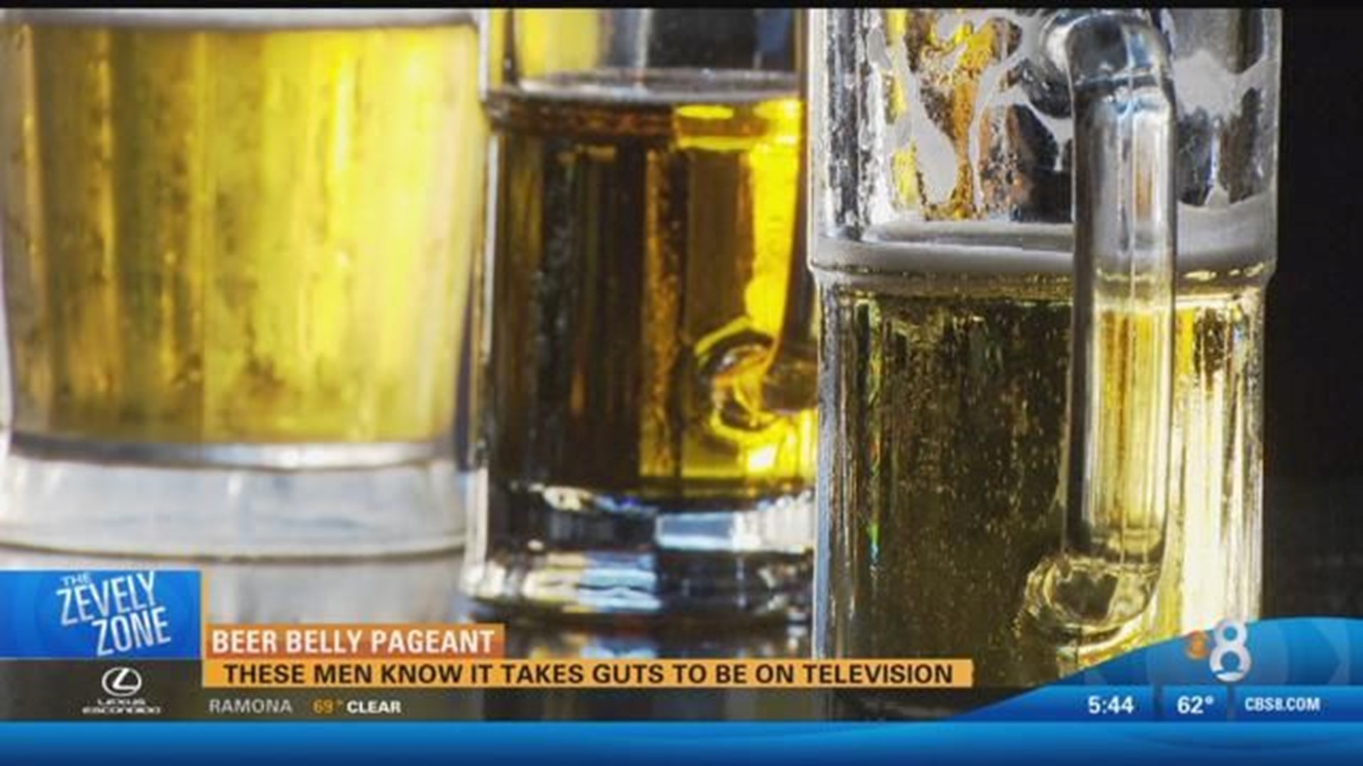 Beer Belly Pageant: Men know it takes guts to be on TV | cbs8.com