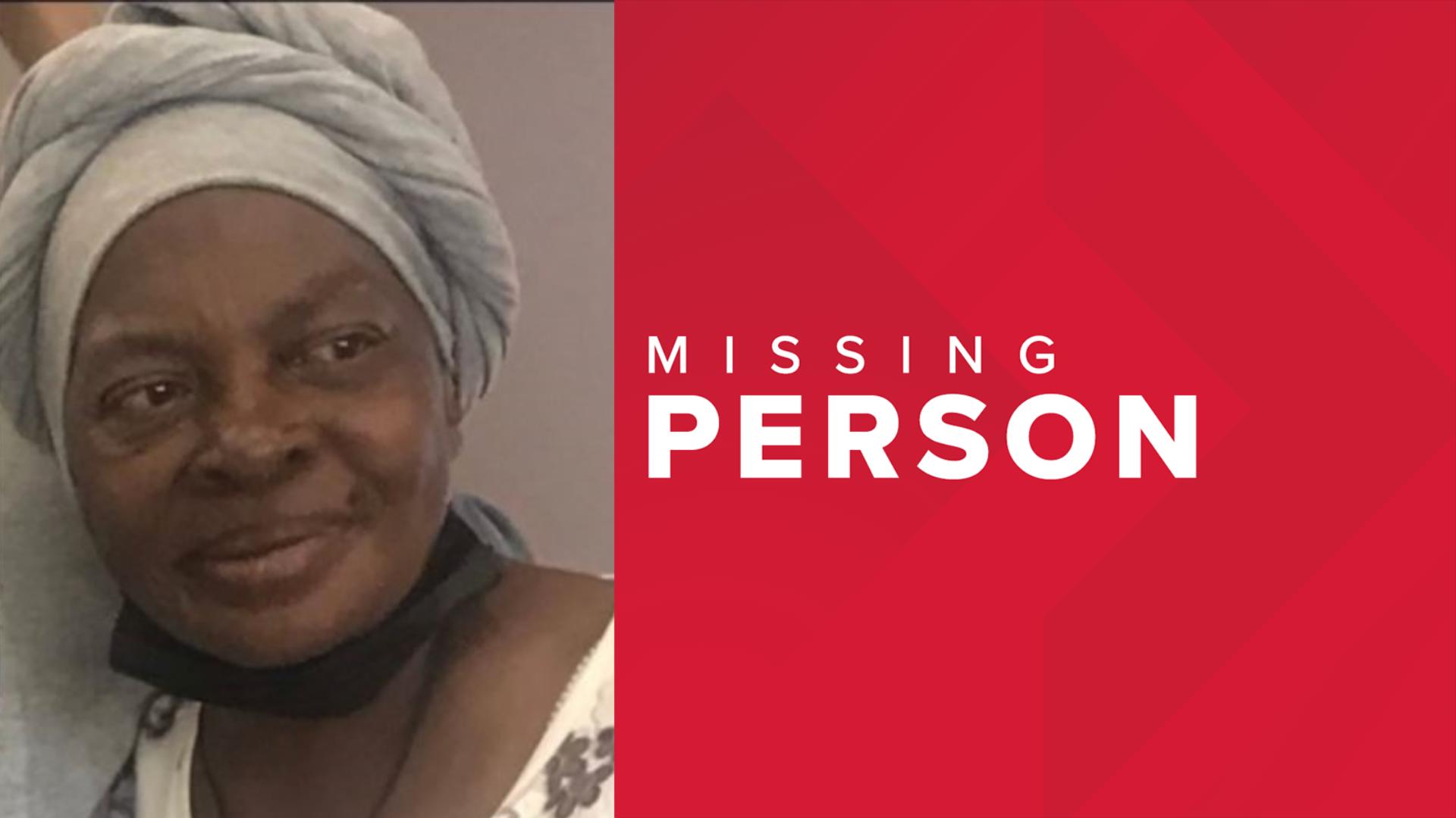 Police say Vivian Crowder went missing from La Mesa Village on October 29. She has dementia, no medication, no wallet and no car.