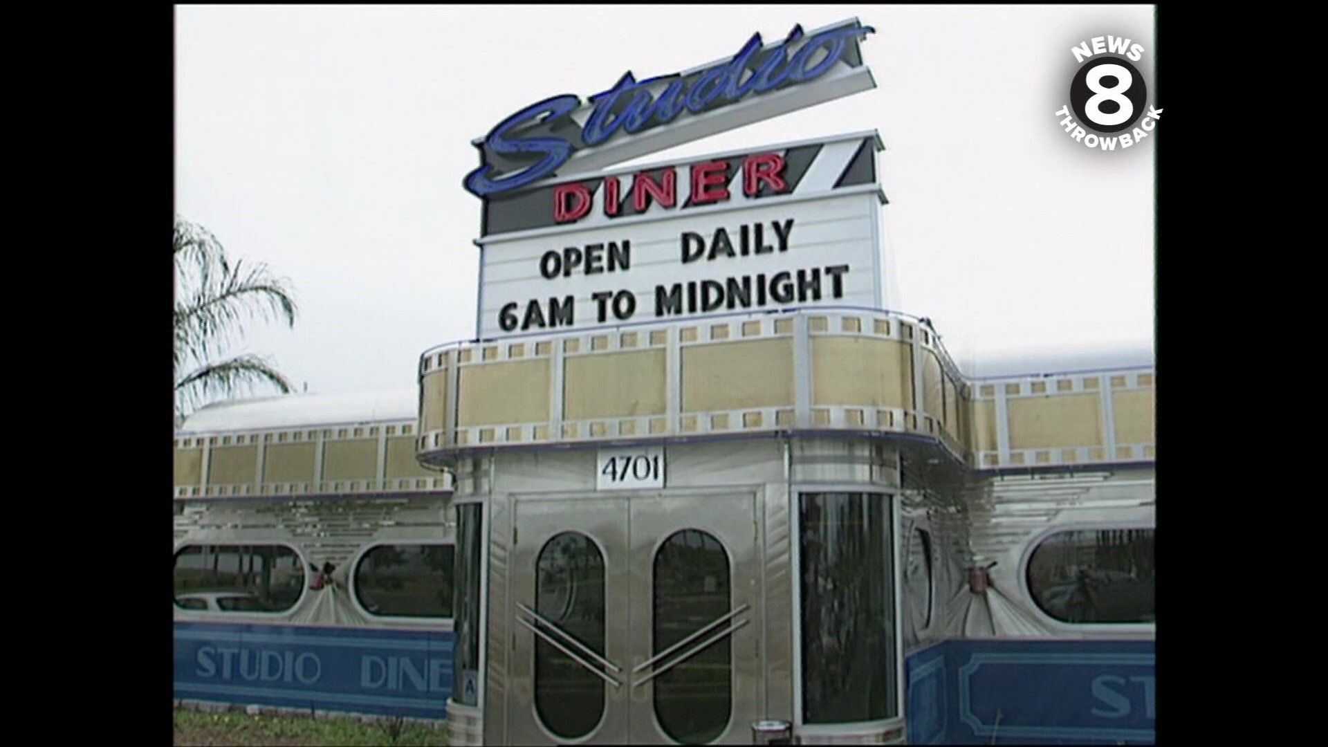 CBS 8 was there when San Diego movie and TV studio Stu Segal Productions opened its own diner in 2003.