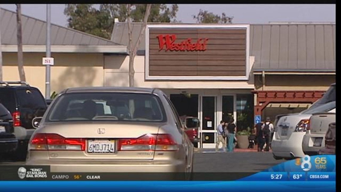 Small fire delays morning shopping at Westfield North County Mall