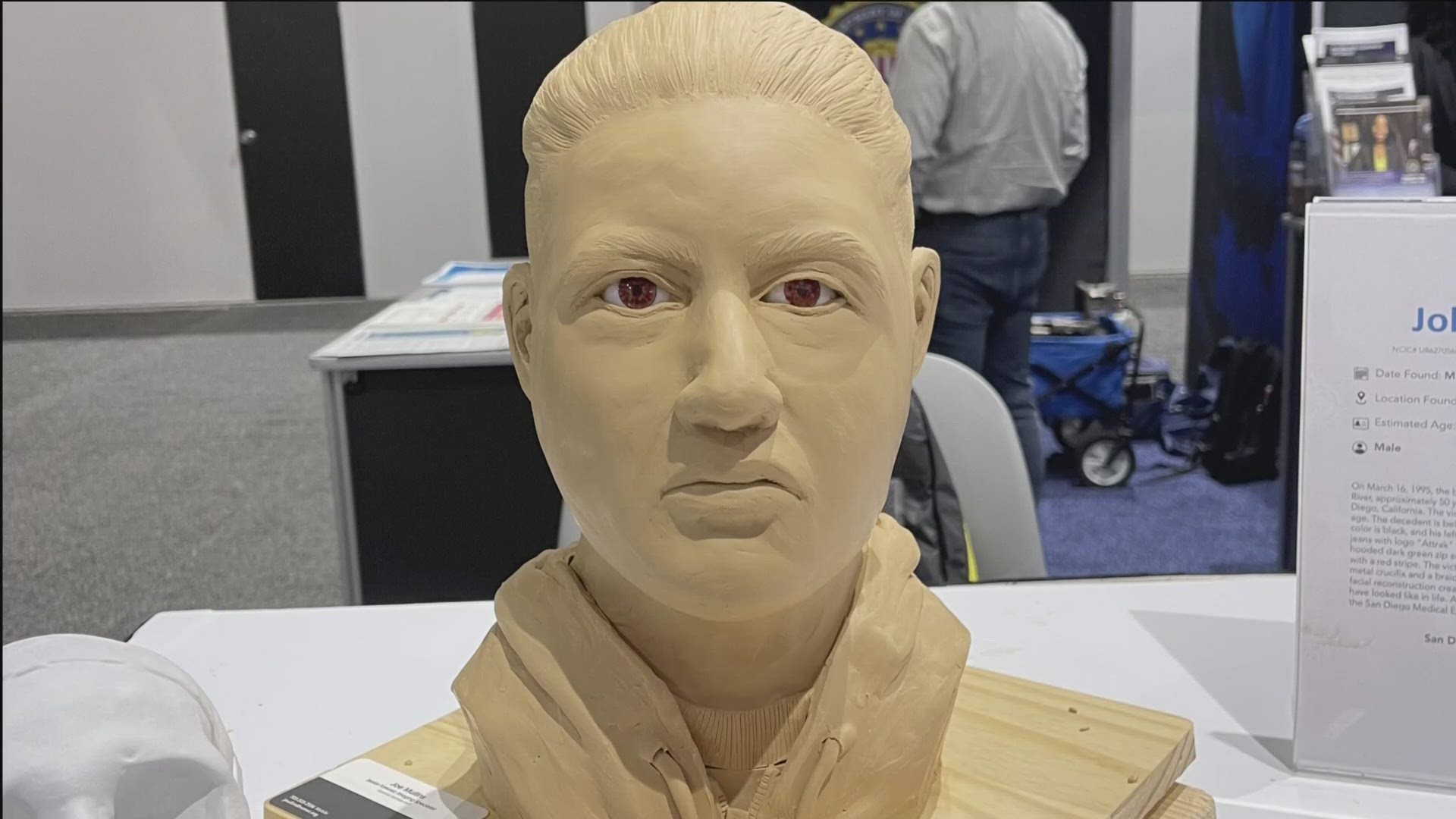 Forensic artist built San Diego cold case sculpture | cbs8.com