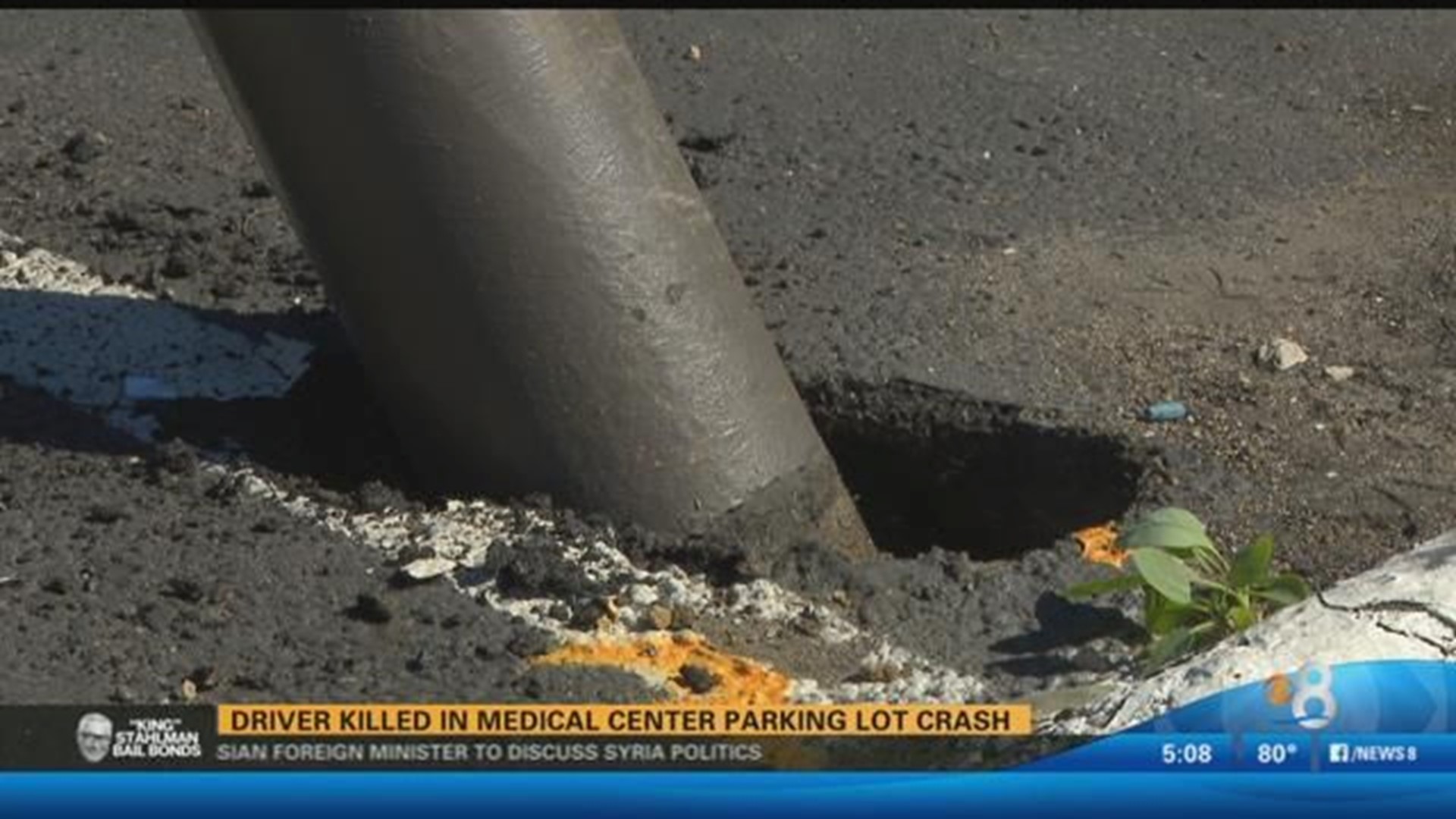 Man dies in parking lot crash, after being pinned under car | cbs8.com