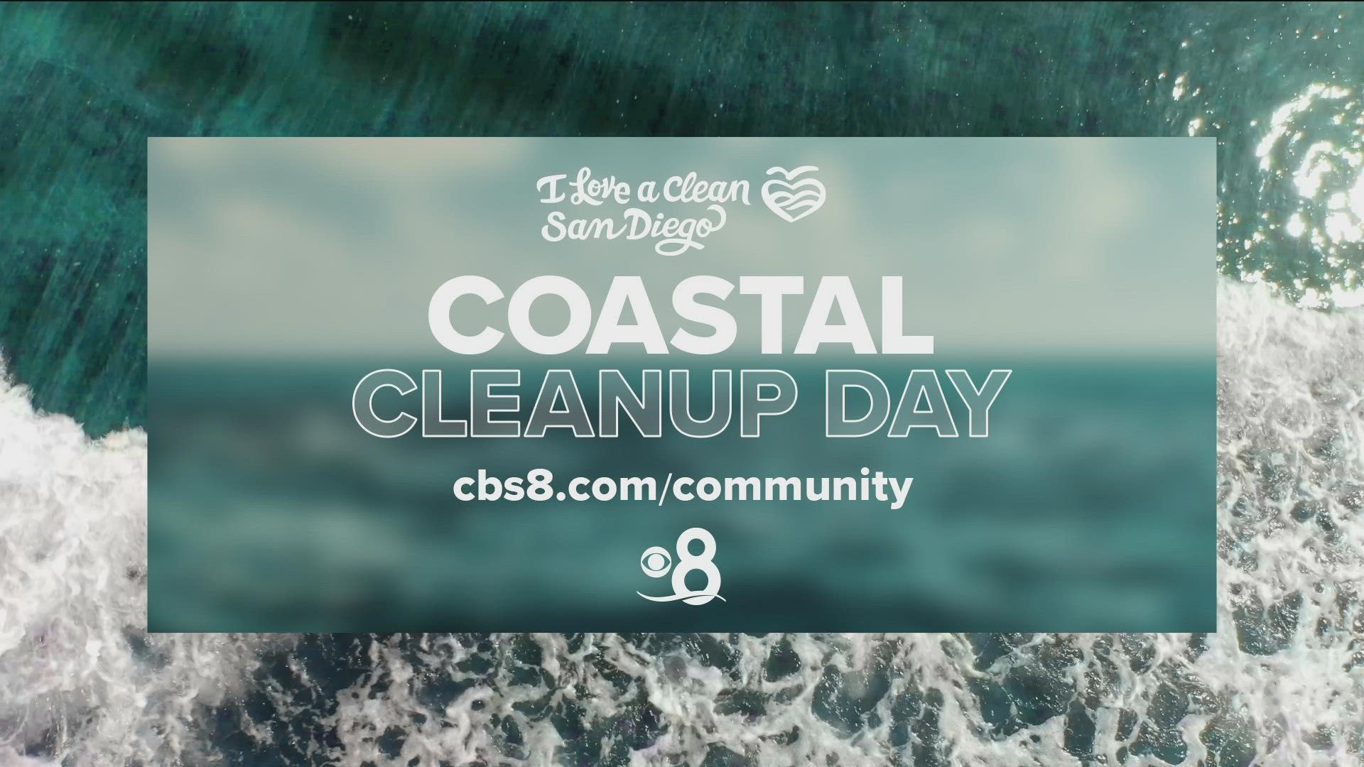 Come join CBS 8 and the community for the global coastal cleanup day in San Diego County.