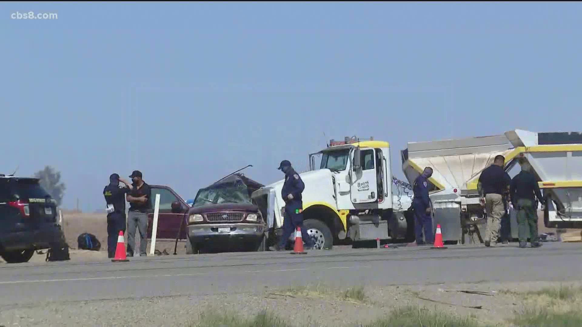 Investigators are still trying to determine if the victims of the crash were immigrants or farmworkers.