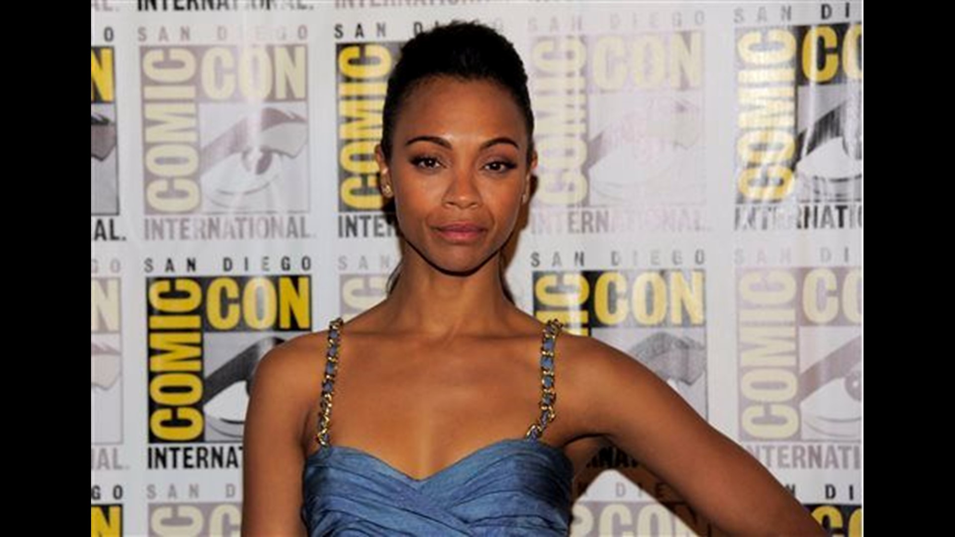 Zoe Saldana goes green for 'Guardians' | cbs8.com