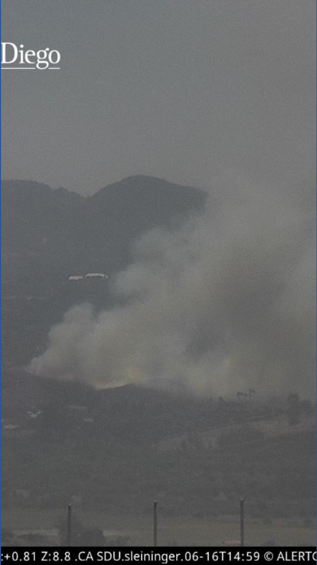 Brush fire, smoke, flames, evacuations, map in Bonsall, North San Diego ...
