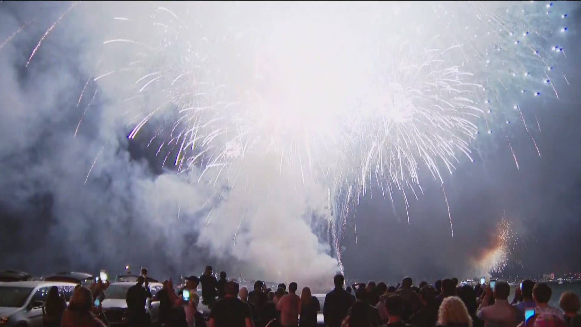 7,000 pounds of fireworks will be set off tomorrow night, according to organizers.