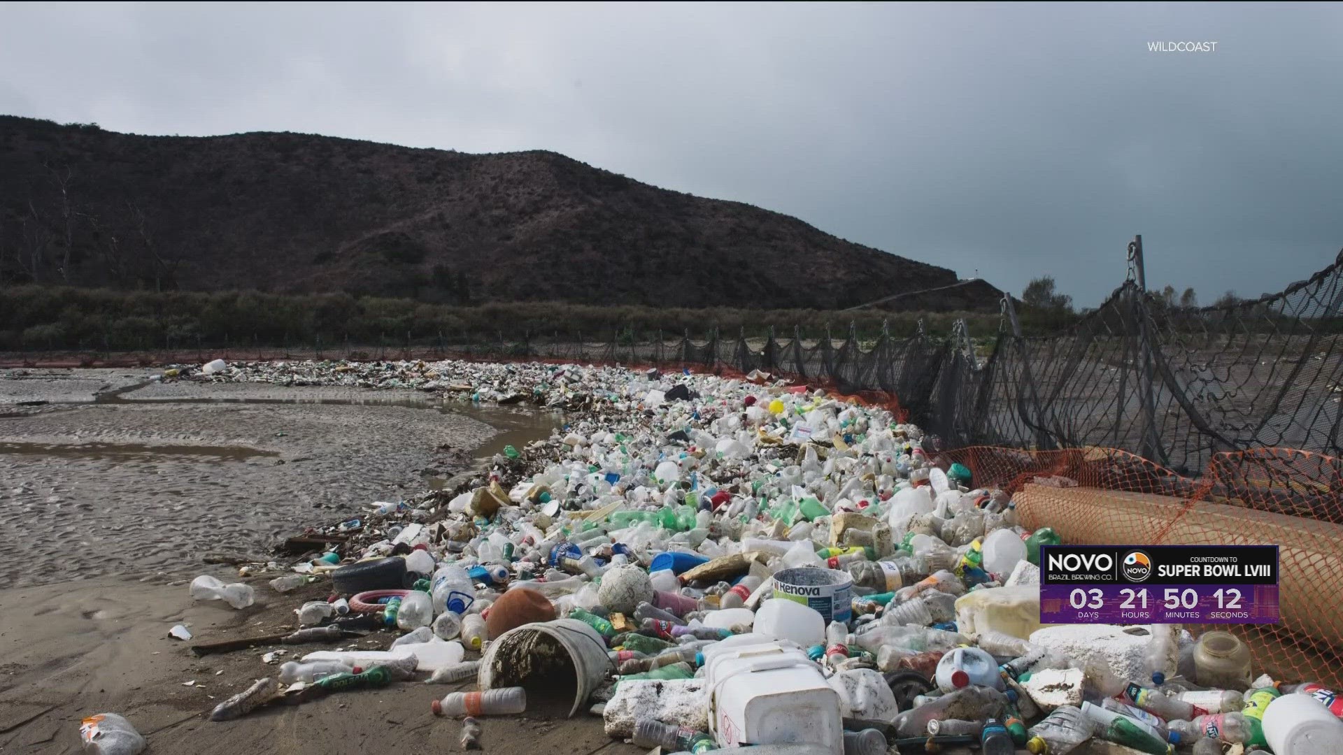 The coastline is cluttered after multiple major storms swept through the region and brought up a "rainbow of plastic" on County beaches.