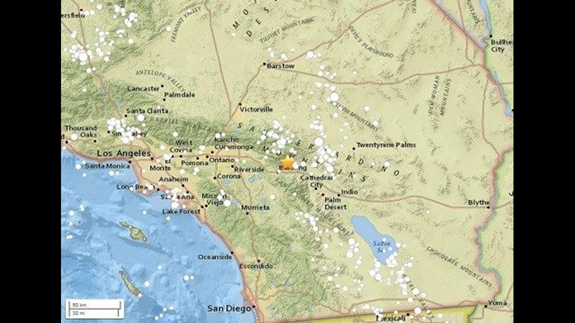 4.5magnitude earthquake in Riverside rocked San Diegans