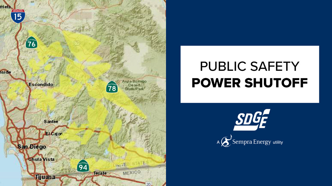 SDG&E power shutoffs: Power restored for all customers across San Diego ...